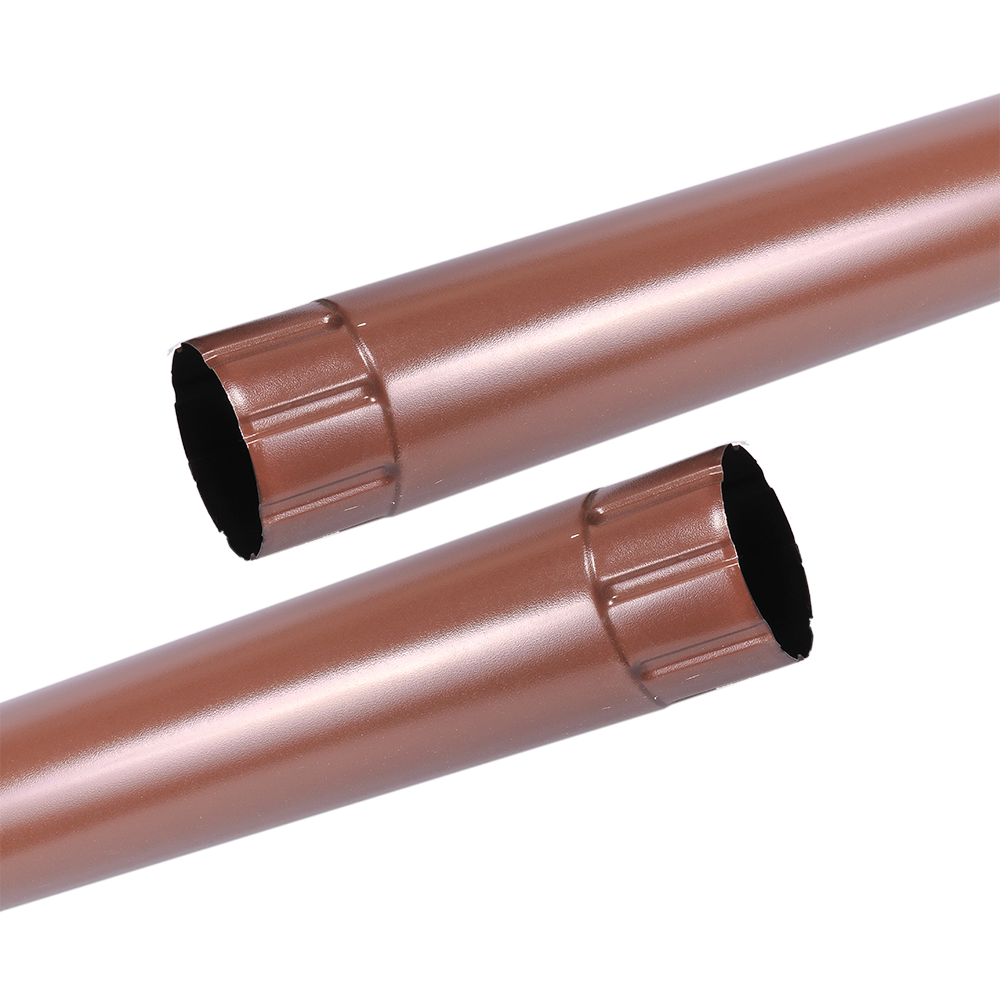 Burlan Novatik Ronda, otel, diam. 87 mm, maro RAL 8017, L= 2,5 m