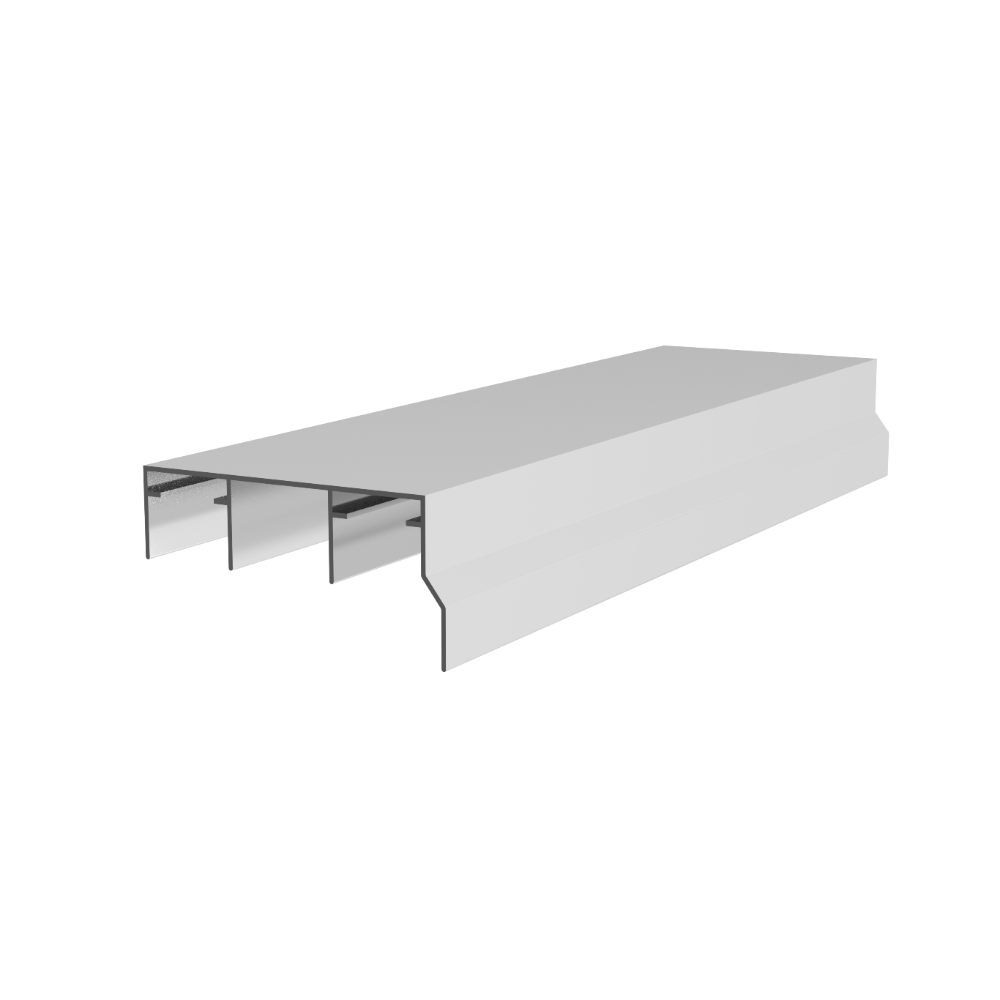 Profil ghidare dublu sistem ,SCL 80 AY, aluminiu, cornisa, 3 m