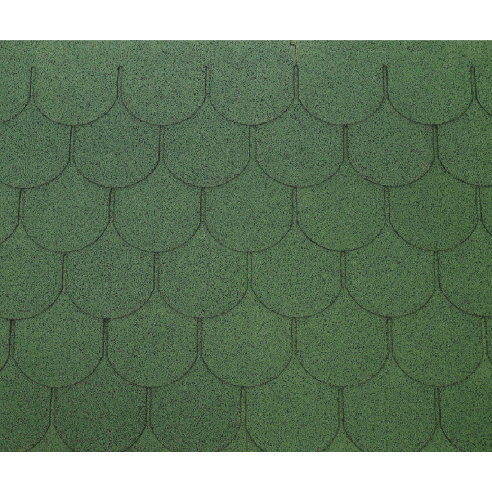 Sindrila bituminoasa forma solzi, verde, 2.8 mm