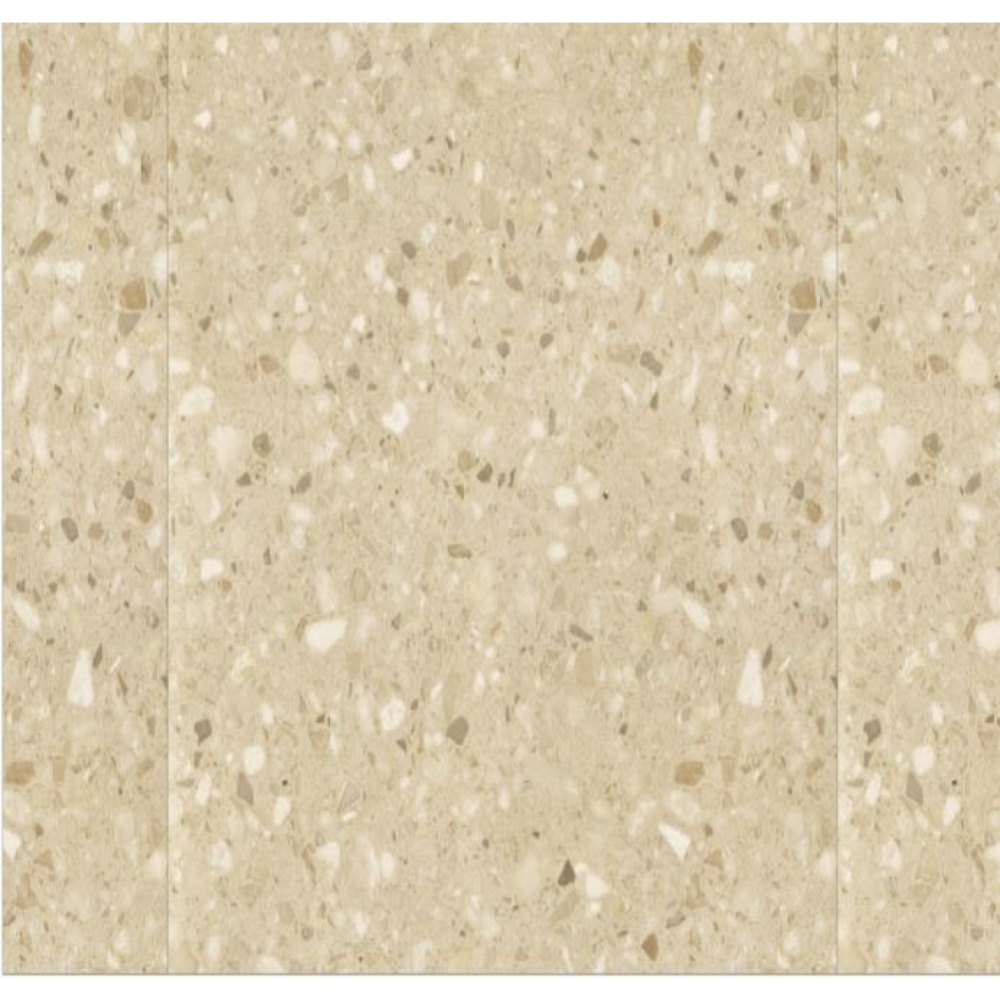 Gresie portelanata Dura Tiles Terrazo PEI 4, bej mat, patrata, 60 x 60 cm