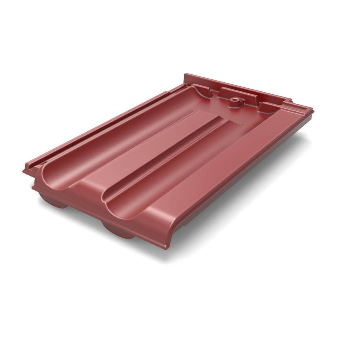 Tigla de ventilatie Glinex Trend, bordo, 415 x 260 mm