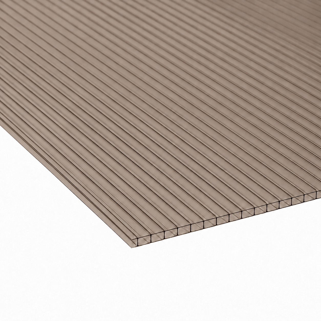 Policarbonat multicelular Carboplak, bronze, 3 m x 2,1 m, grosime 4 mm