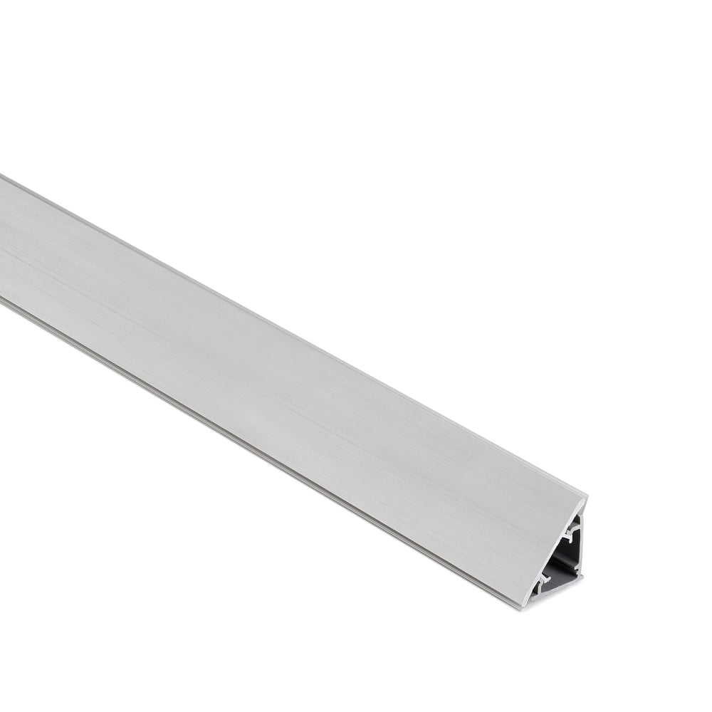 Profil inaltator pentru blat bucatarie LU5, aluminiu lucios, 4 m