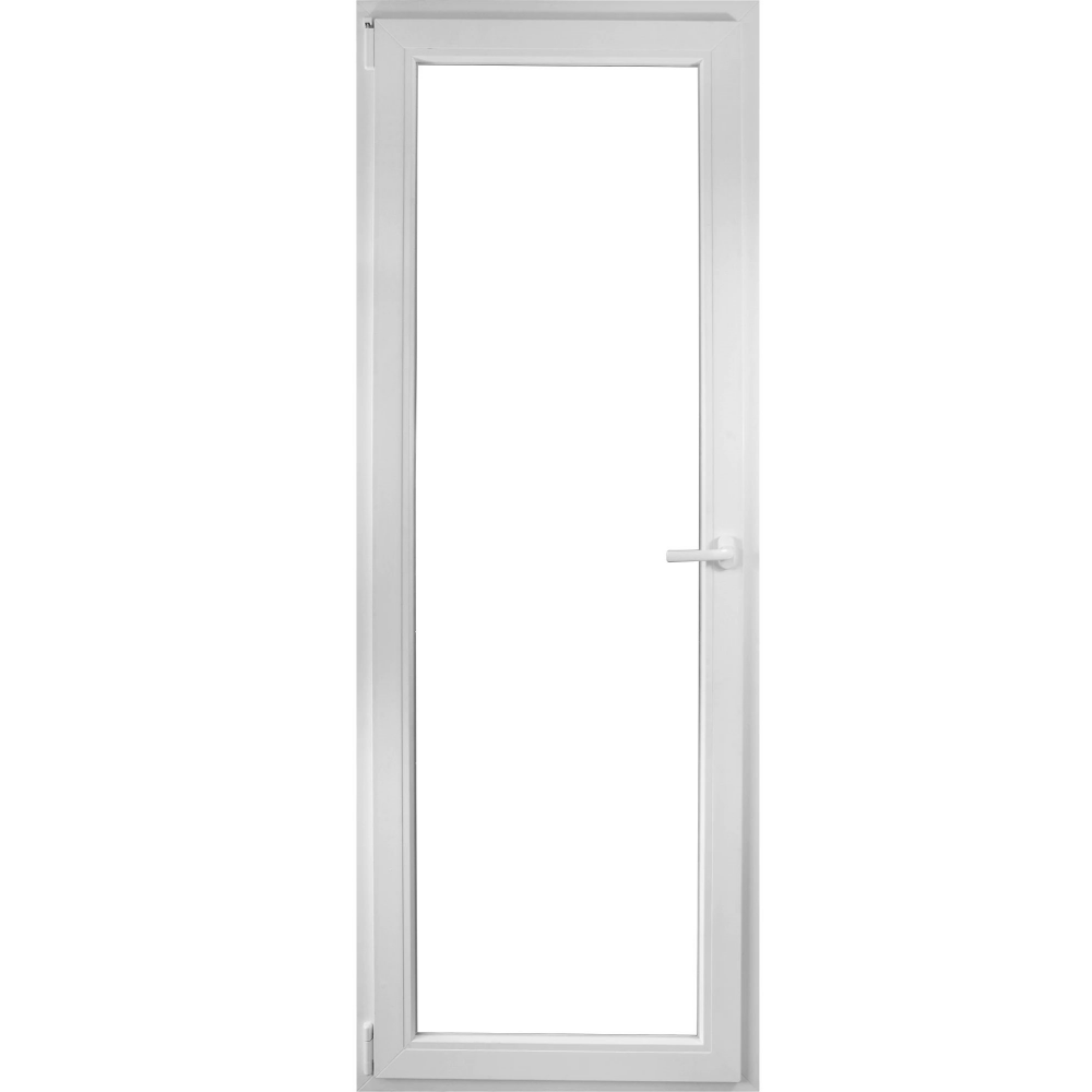 Usa PVC pentru balcon, alb, 76 x 204 cm, stanga