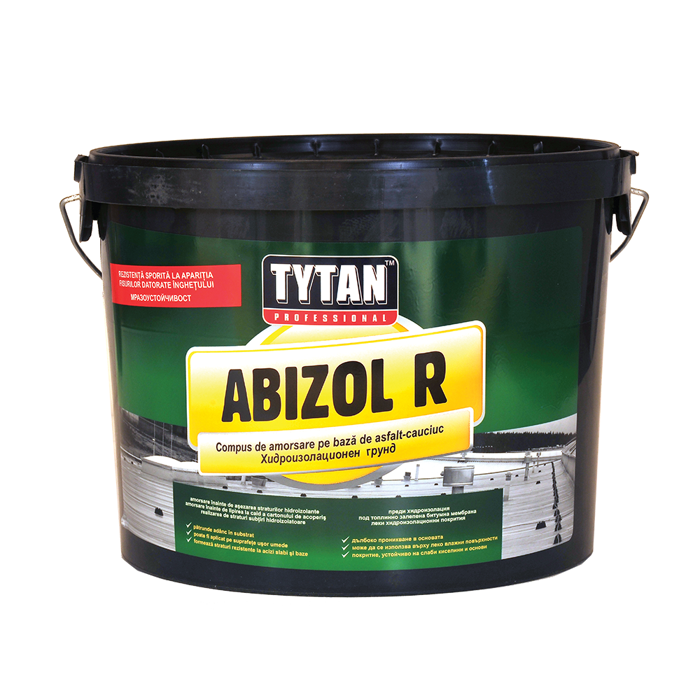 Amorsa bituminoasa Tytan Professional Abyzol R, aplicare la rece, negru