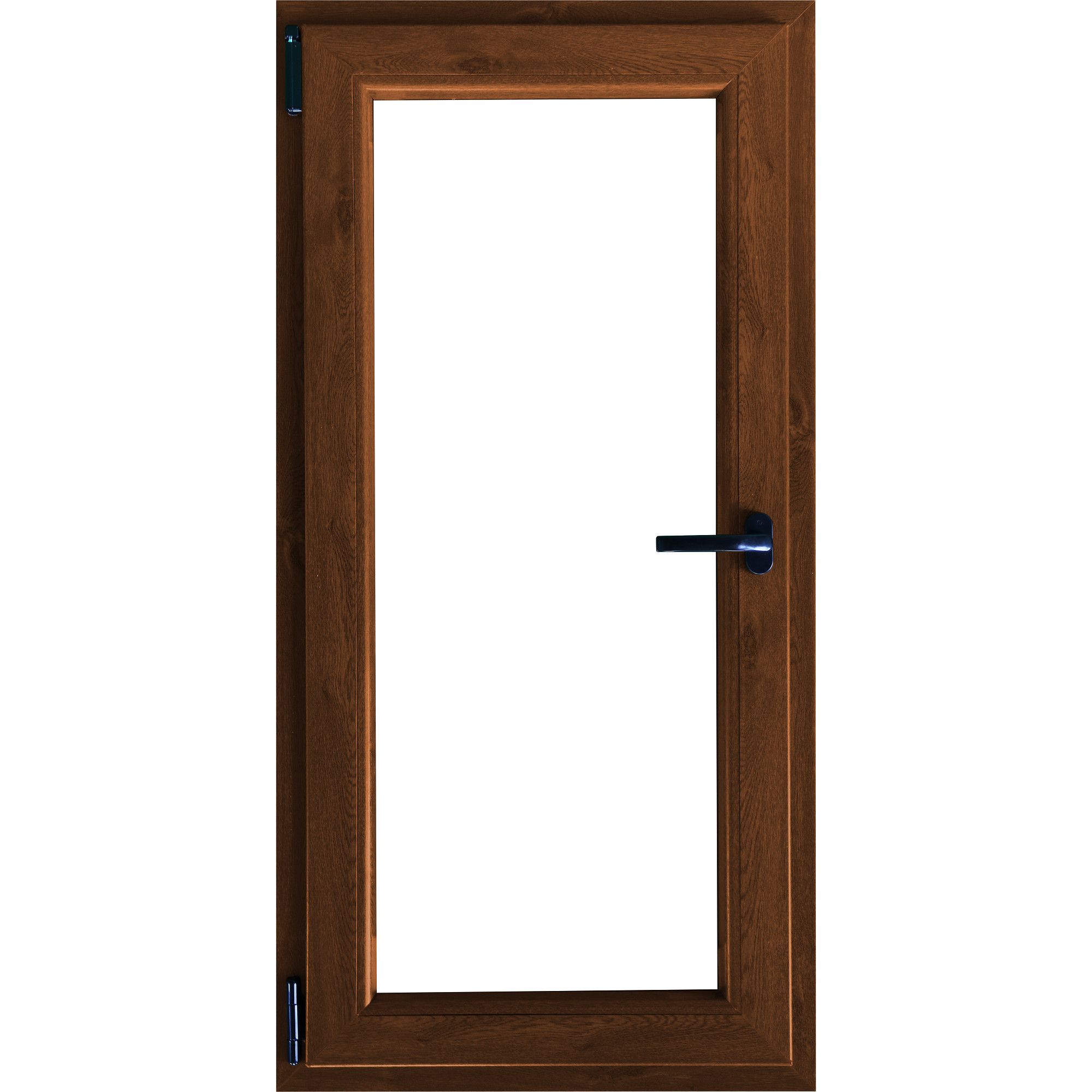 Usa PVC pentru balcon, stejar, 86 x 204 cm, stanga