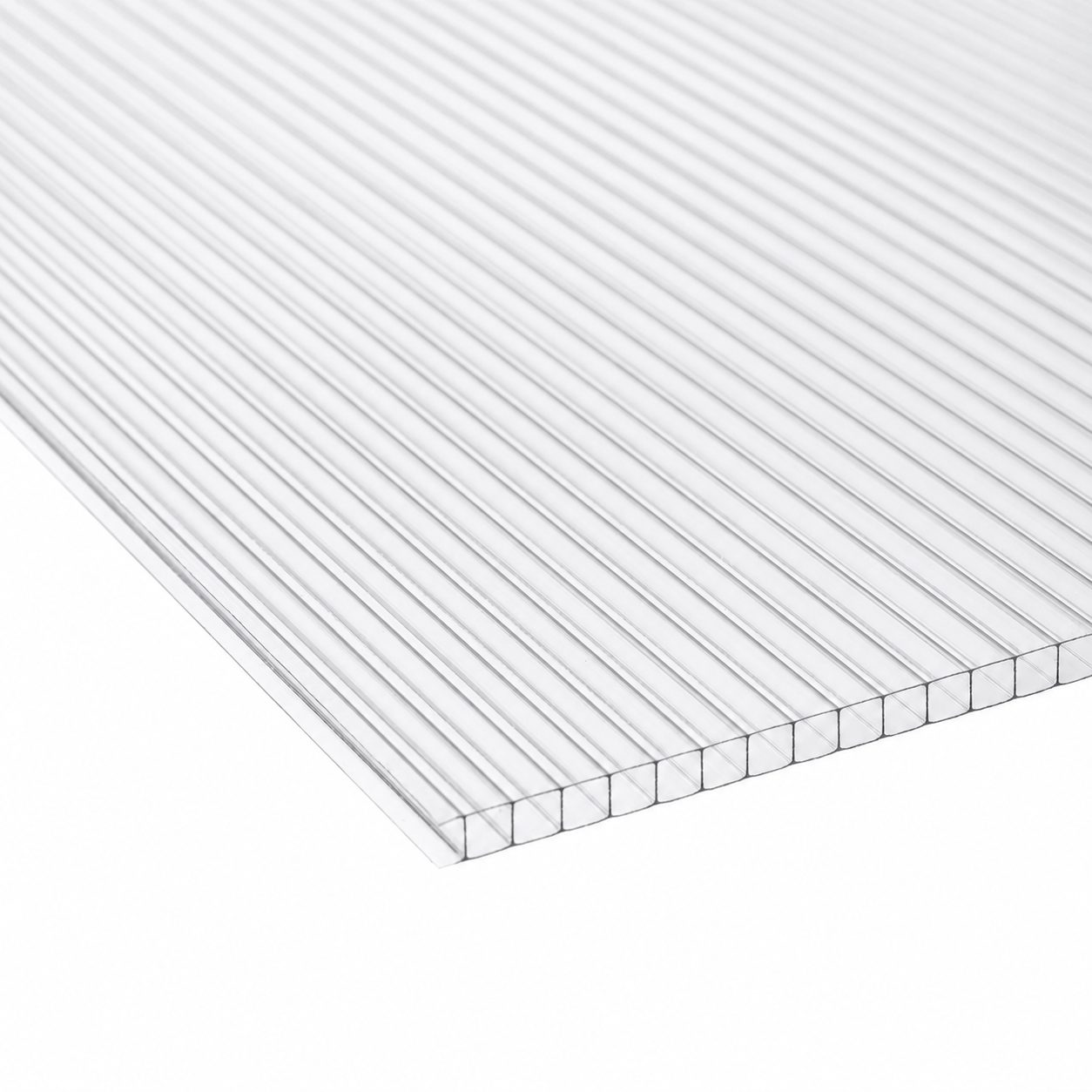 Policarbonat celular Carboplak, transparent, 6 m x 2,1 m, grosime 6 mm