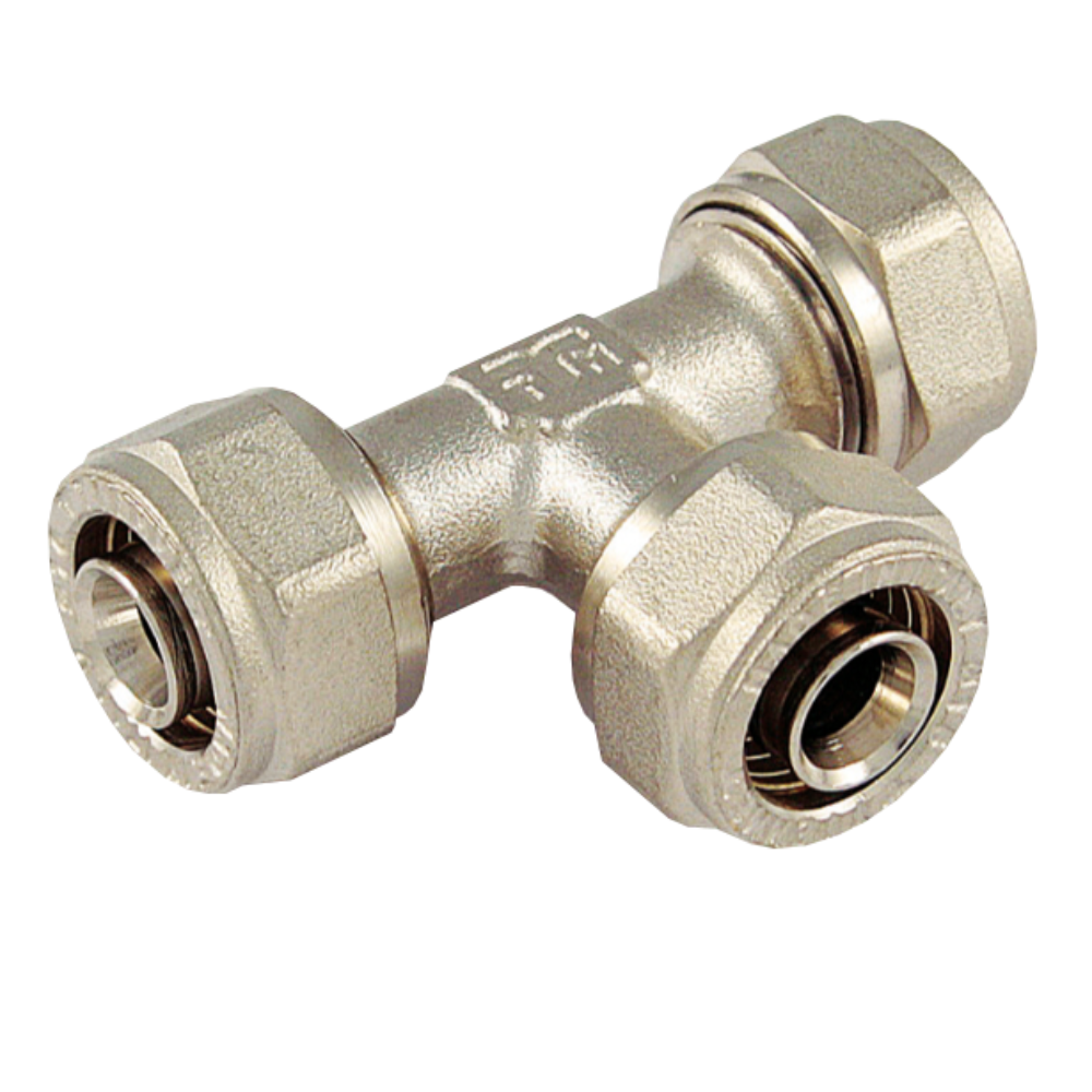 Teu egal compresie Tiemme, alama, argintiu, diametru 16 mm