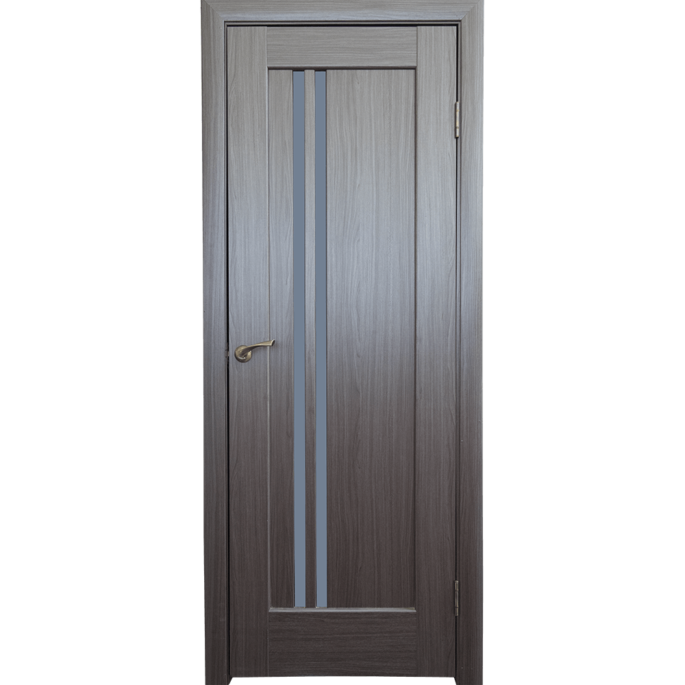 Usa interior celulara Nostra Dellita, reversibila, MDF, gri, toc fix, 200 x 70 x 4 cm