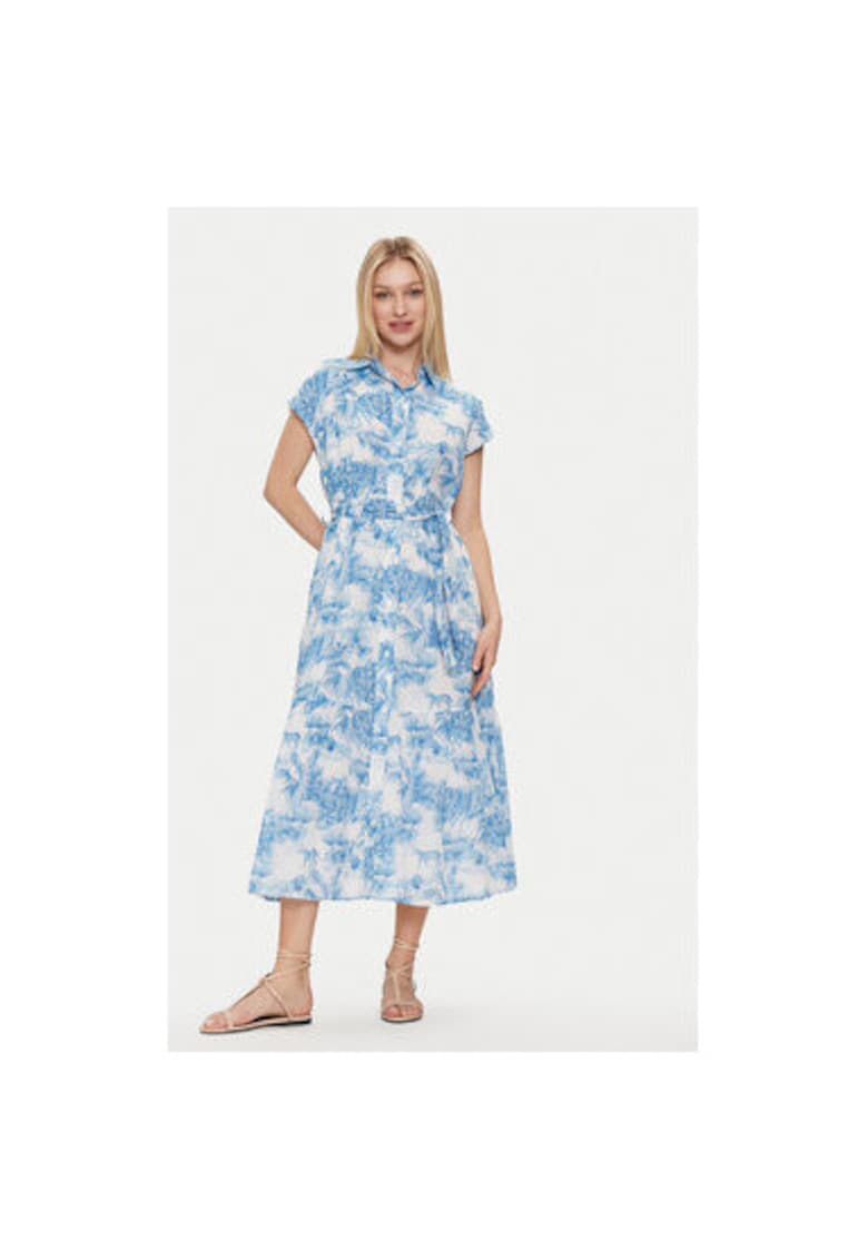 Rochie dama -  303756888 - Bumbac - Albastru - Albastru
