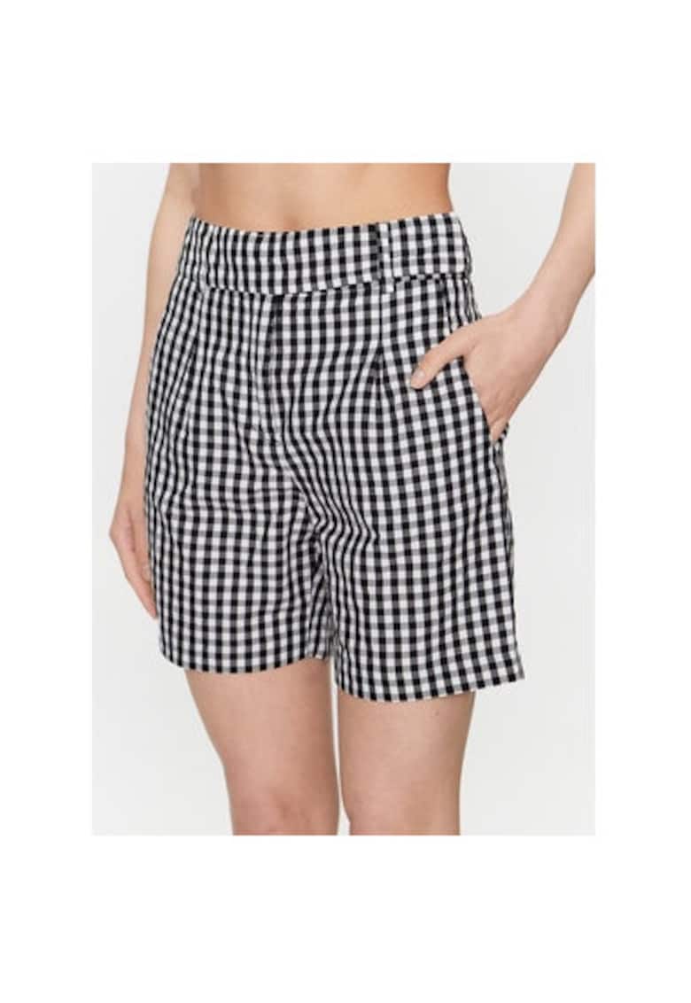 Pantaloni dama -  302121489 - Bumbac/In - Negru - Negru