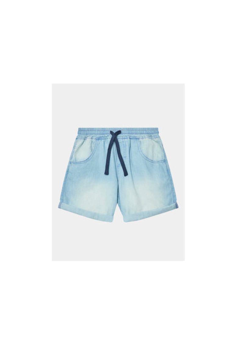 Pantaloni scurti baieti -  302079919 - Bumbac - Albastru - Albastru