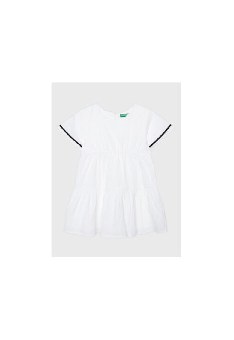 Rochie fete -  301771630 - Bumbac - Alb - Alb