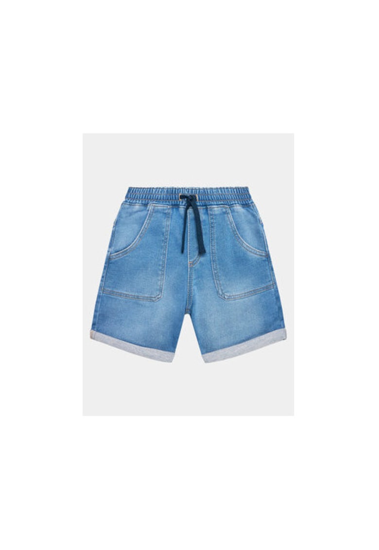 Pantaloni scurti baieti -  301774013 - Bumbac - Albastru - Albastru