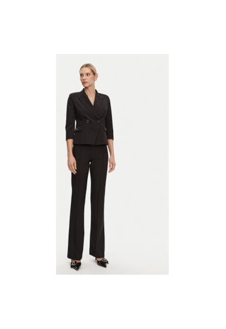 Pantaloni dama -  305290991 - Poliester - Negru - Negru
