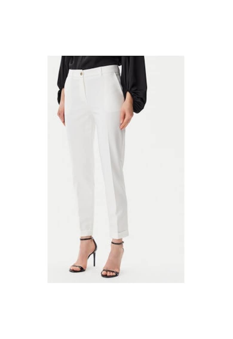 Pantaloni dama -  305290939 - Poliester - Bej - Bej