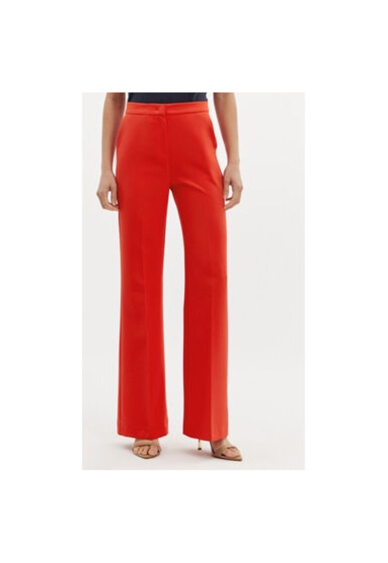 Pantaloni dama -  304139420 - Poliester - Negru - Negru