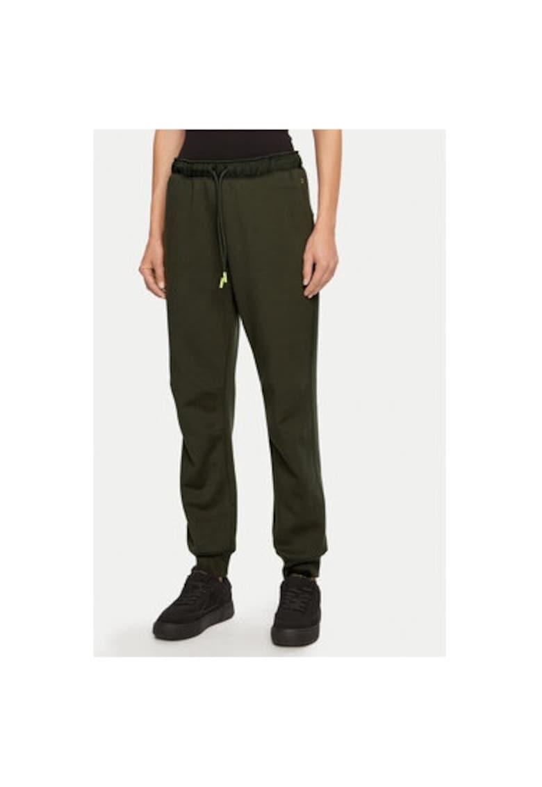 Pantaloni dama -  304697869 - Poliester/Bumbac - Verde - Verde