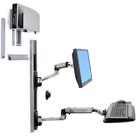 Suport monitor ERGOTRON 45-247-026 LX, tip brat, montare pe perete