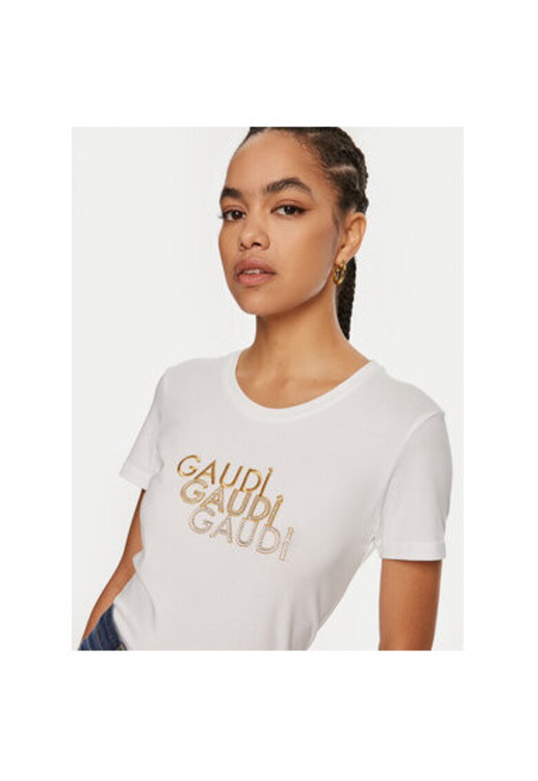 Tricou dama -  304202834 - Bumbac - Alb - Alb