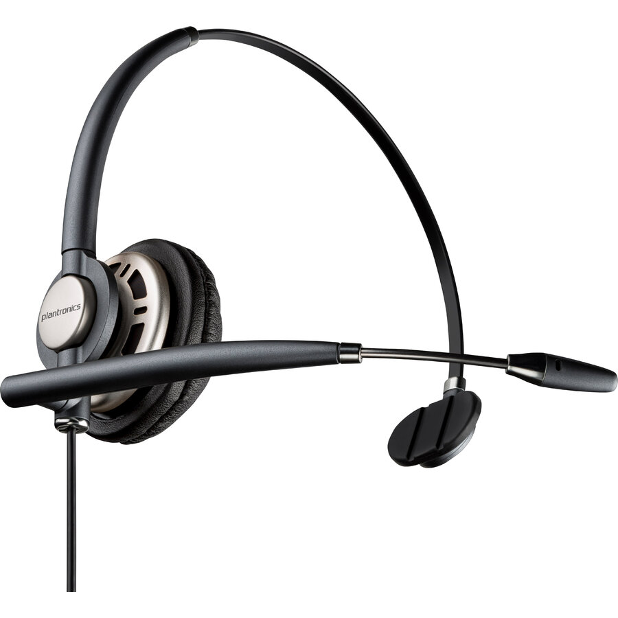 Casti Poly EncorePro 710 Monaural Euro Plug Negru