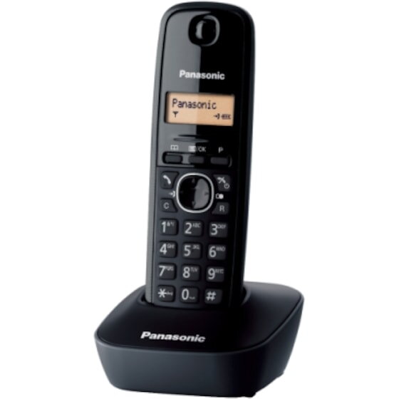 Telefon DECT fara fir Panasonic KX-TG1611FXH, Caller ID, Negru