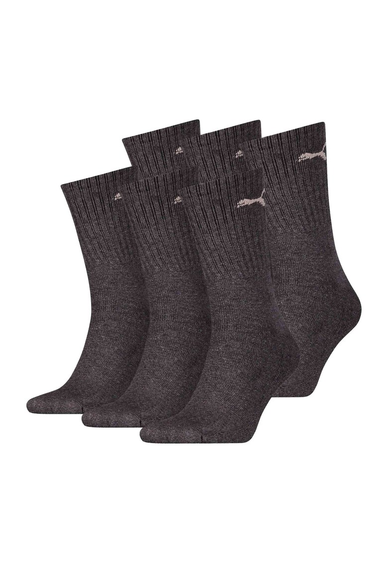 Set de sosete lungi unisex - 6 perechi - Gri
