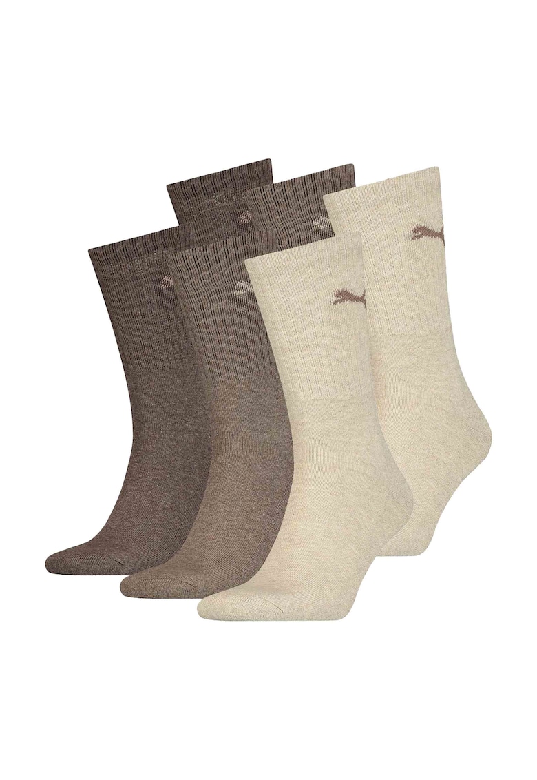 Set de sosete lungi unisex - 6 perechi - Maro