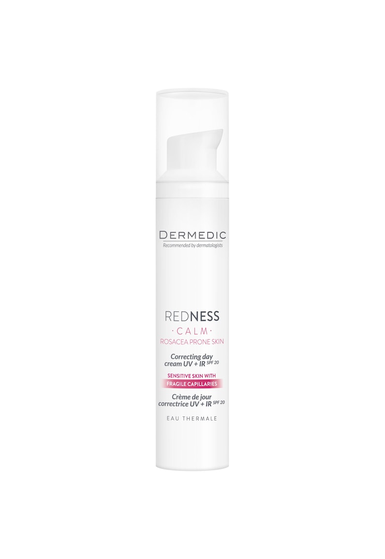 Crema corectoare de zi UV+IR pentru piele cuperozica  Redness Calm - 40 ml