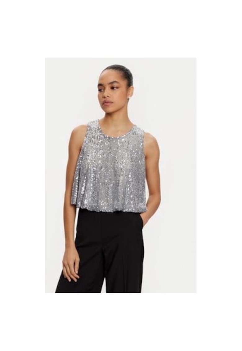 Bluza dama -  305038517 - Poliester - Argintiu - Argintiu