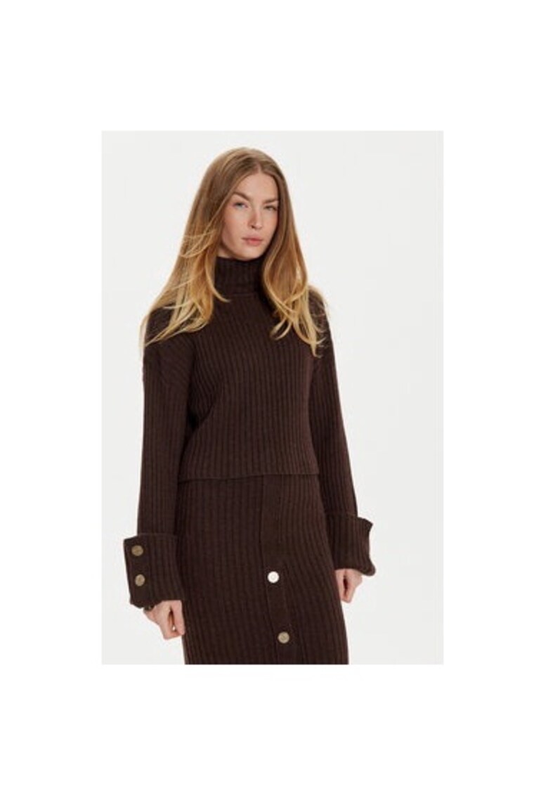 Bluza dama -  304982668 - Poliester/Lana - Maro - Maro