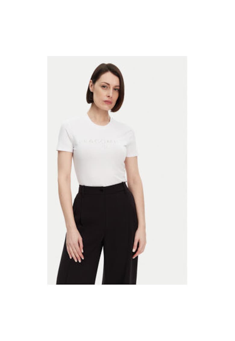 Tricou dama -  305170927 - Modal/Bumbac/Elastan - Alb - Alb