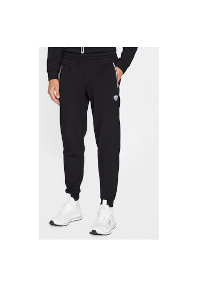 Pantaloni barbati - Emporio Armani  303084776 - Poliester/Viscoza - Negru - Negru