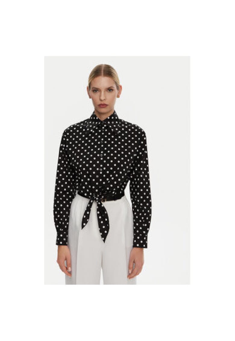 Camasa Dama -  305315410 - Bumbac - Elastan - Negru - Negru