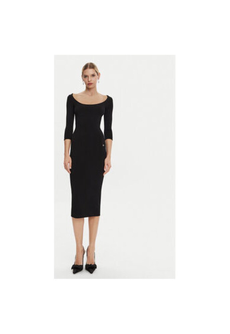 Rochie Dama -  305315557 - Viscoza/Poliester - Negru - Negru
