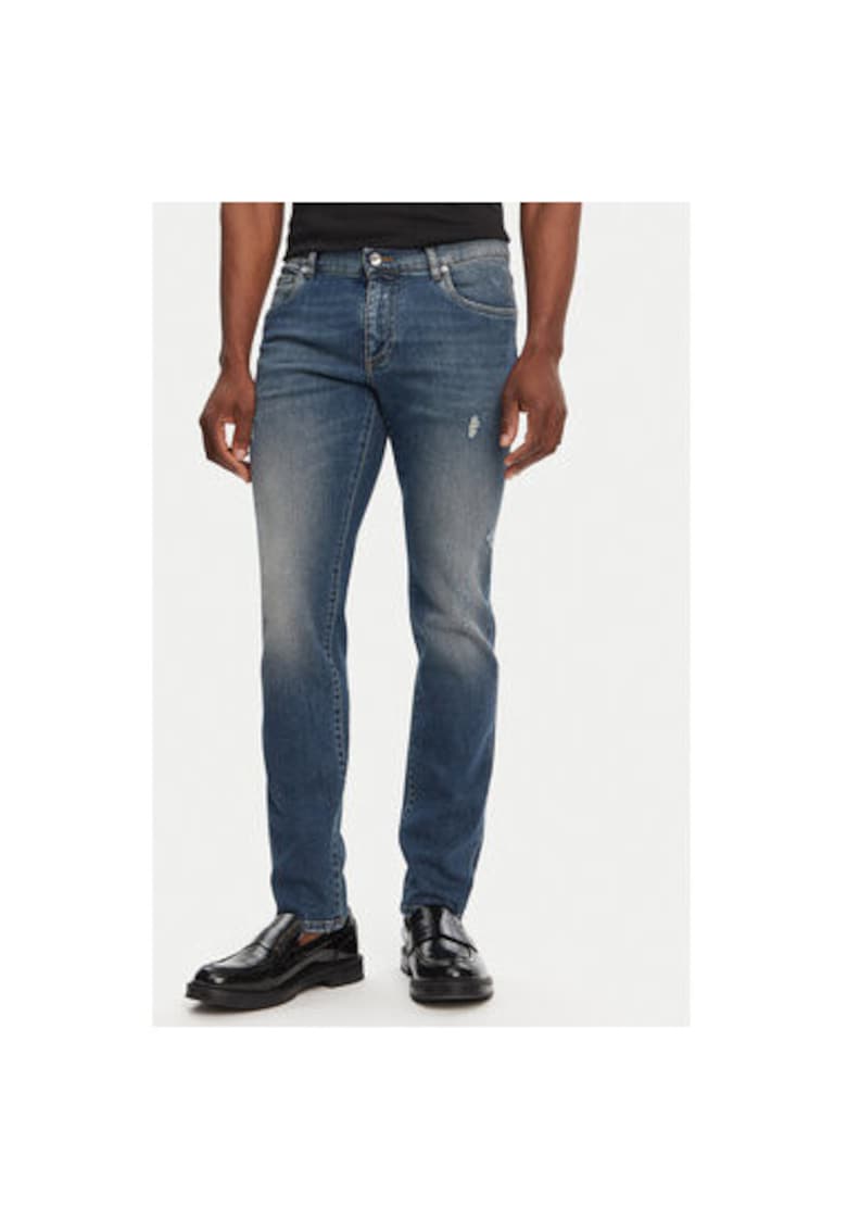 Blugi Barbati -  305315038 - Bumbac - Elastan - Albastru - Albastru