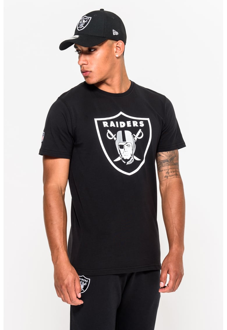 Tricou regular fit - Alb/Negru
