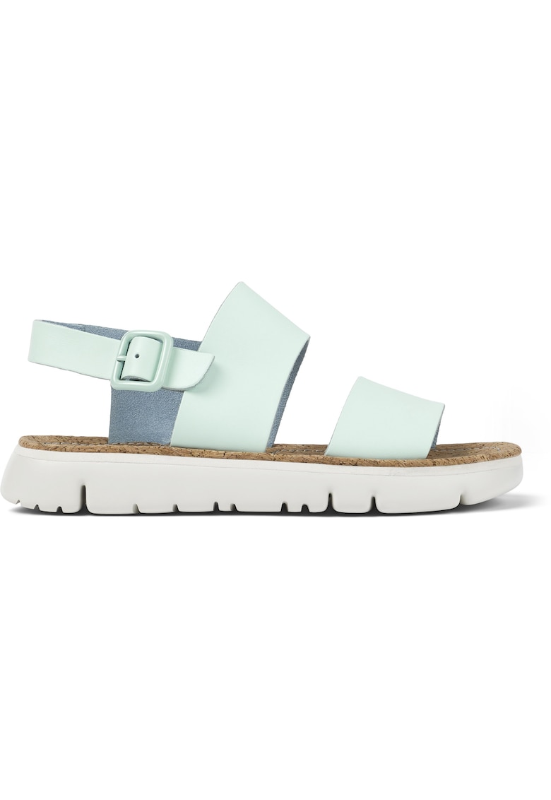 Sandale slingback de piele Oruga 25747 - Albastru