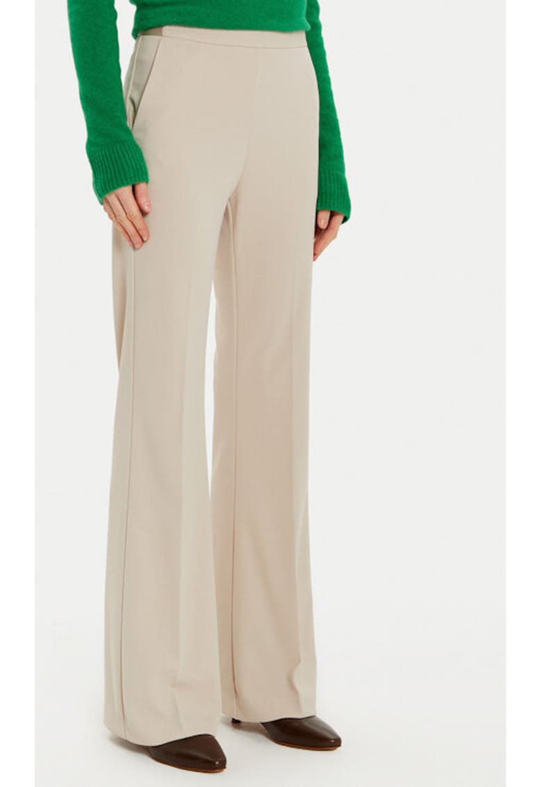 Pantaloni dama -  304963070 - Poliester - Bej - Bej