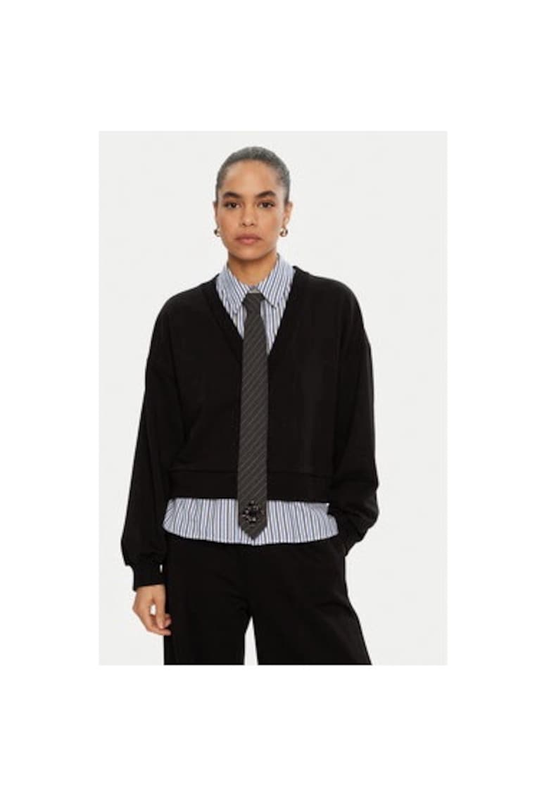Bluza dama -  305013323 - Bumbac/Poliester - Negru - Negru
