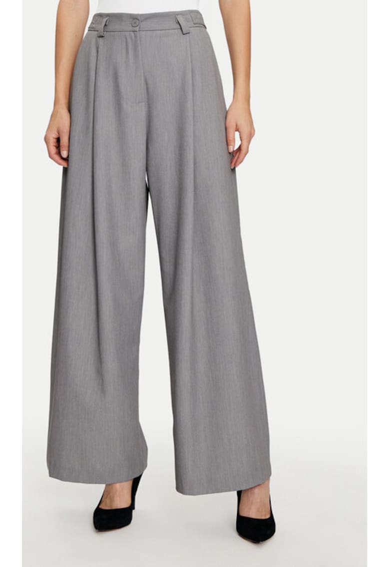 Pantaloni dama -  304857492 - Poliester/Viscoza - Gri - Gri
