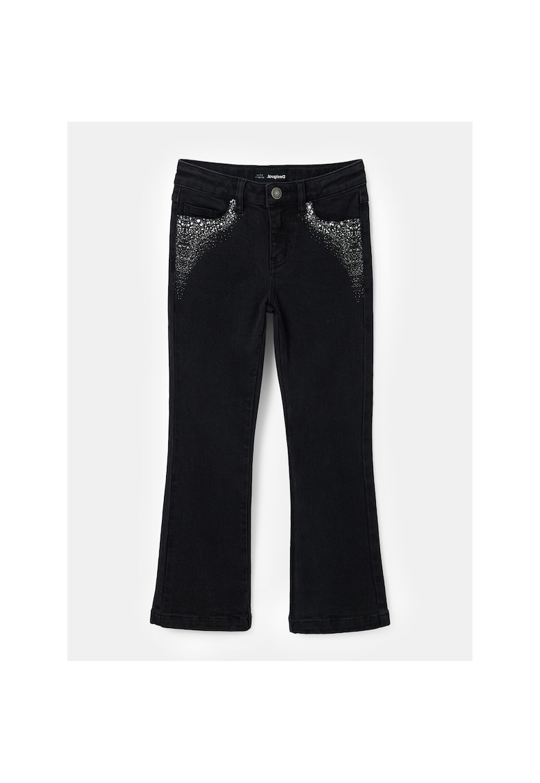 Blugi Fete -  303232443 - Bumbac - Negru