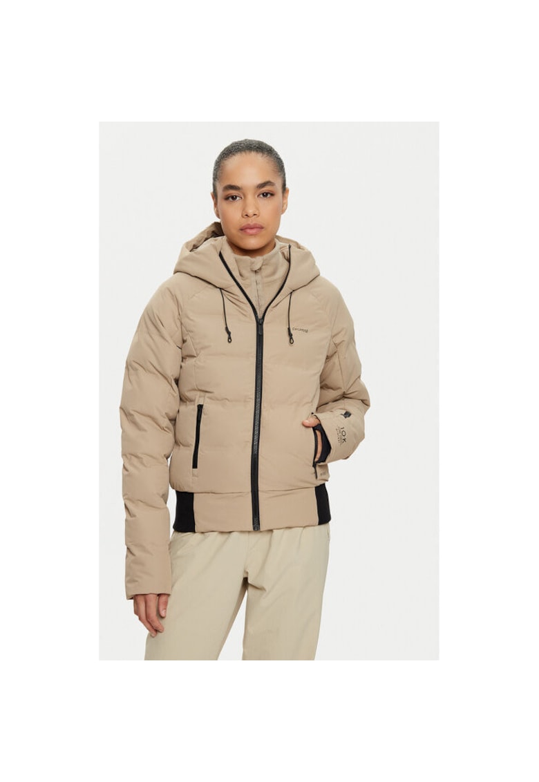 Geaca ski dama -  304122040 - Poliester/Poliester reciclat - Bej - Bej