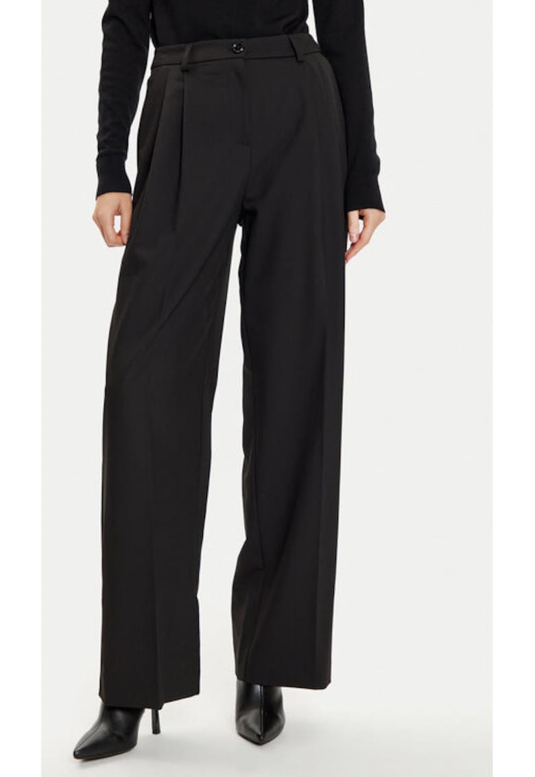 Pantaloni dama -  304831195 - Poliester/Viscoza - Negru - Negru