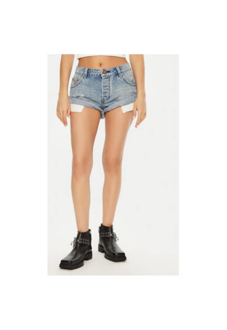 Blugi dama -  304604584 - Bumbac - Albastru - Albastru