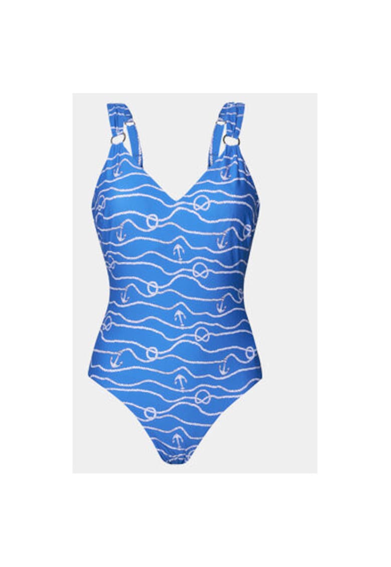 Costum de baie dama -  303784317 - Nylon/Elastan - Albastru - Albastru