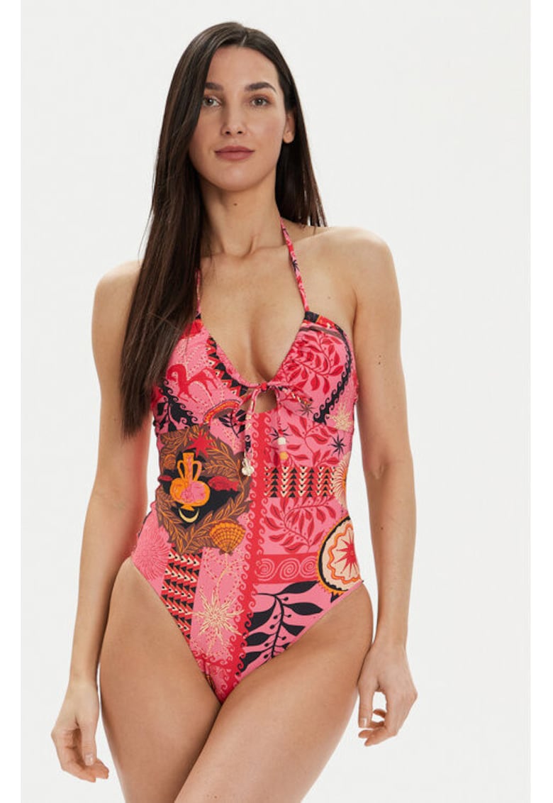 Costum de baie dama -  303784065 - Nylon - Roz - Roz