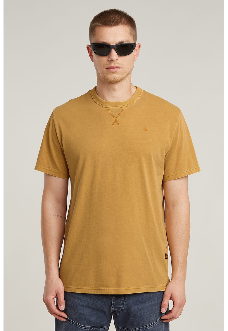 Tricou din bumbac organic Nifous - Galben sofran