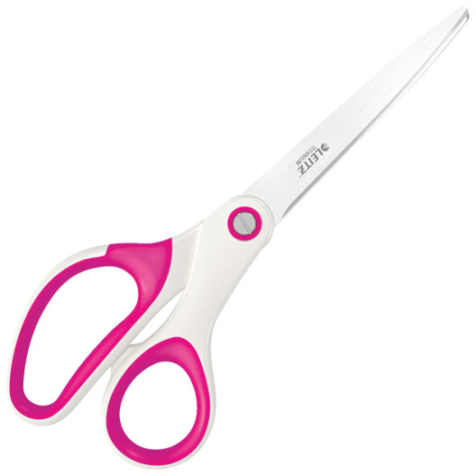 Foarfece pentru birou LEITZ Wow Titanium, 205 mm - roz metalizat