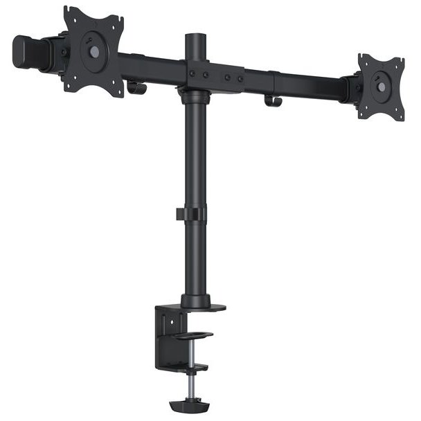 Suport de masa pentru 2 monitoare 15 - 27 inch Black